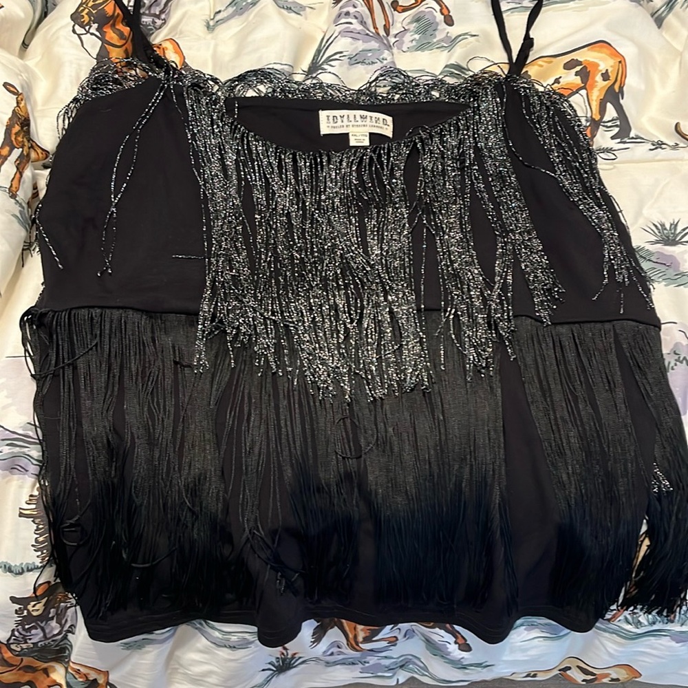 Idllywind by Miranda lambert fringe tank top